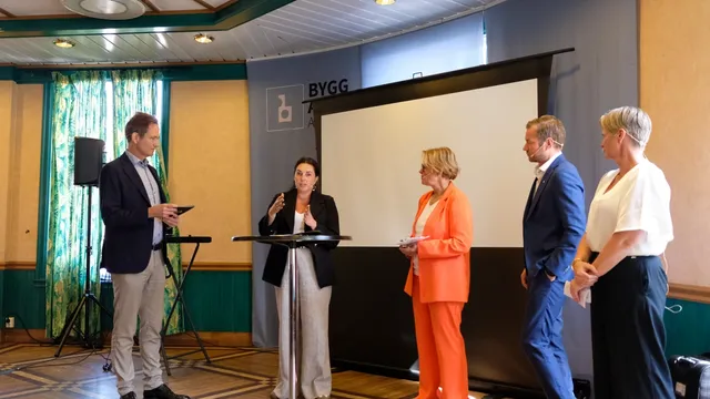 Statssekretær Siri Martinsen deler Regjeringens ønsker for lovverket og bruken av ny teknologi. Foto: Julius Mellgren/NKF