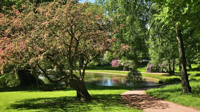 Slottsparken i Oslo
