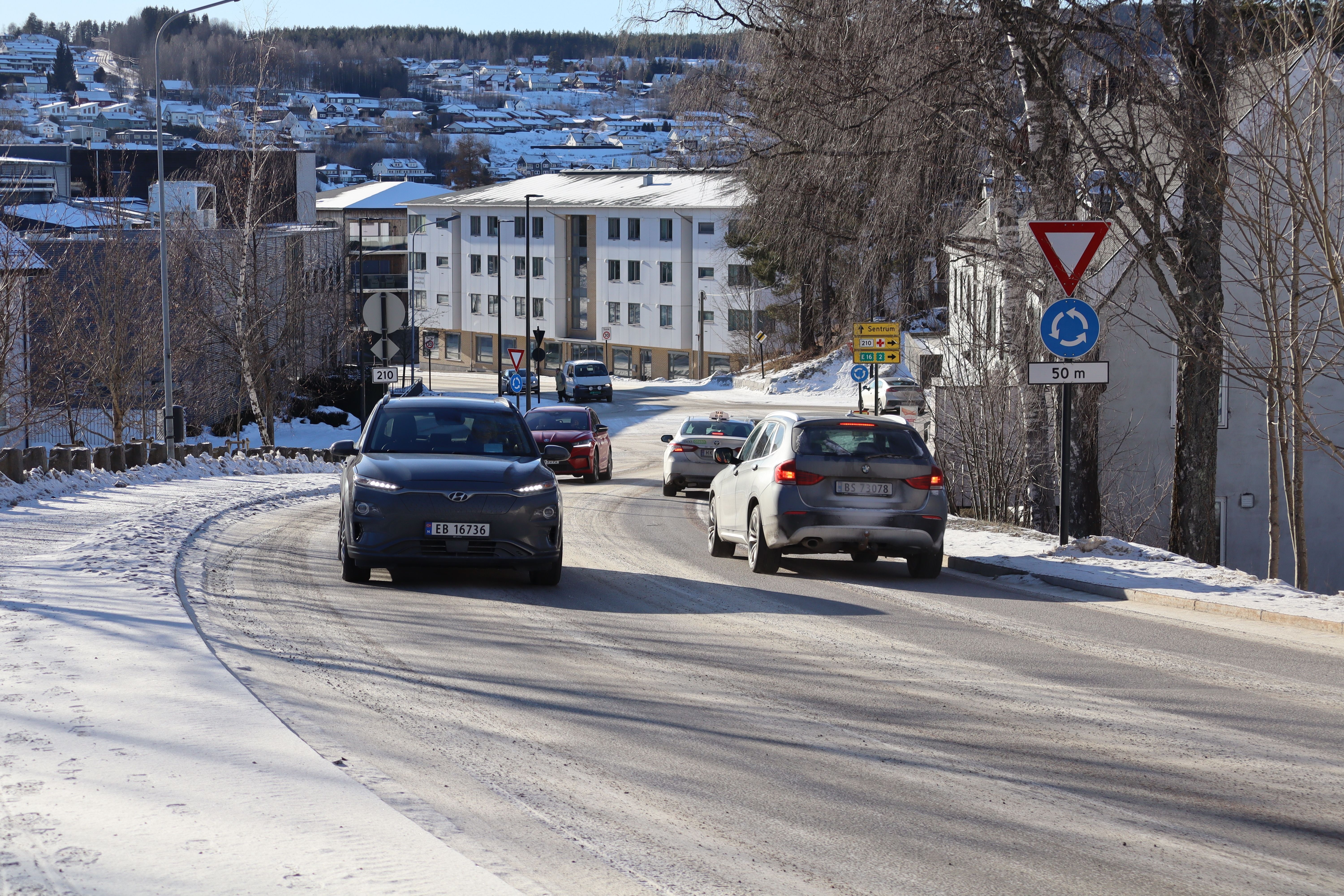 – Kan også føre til dyrere prosjekter og mindre handlingsrom, særlig i trange by- og tettstedsområder. Bildet er tatt i Kongsvinger kommune.