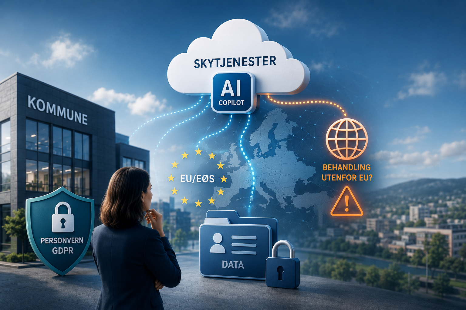 Skytjenester og AI: Dette bør kommunene kreve av leverandørene