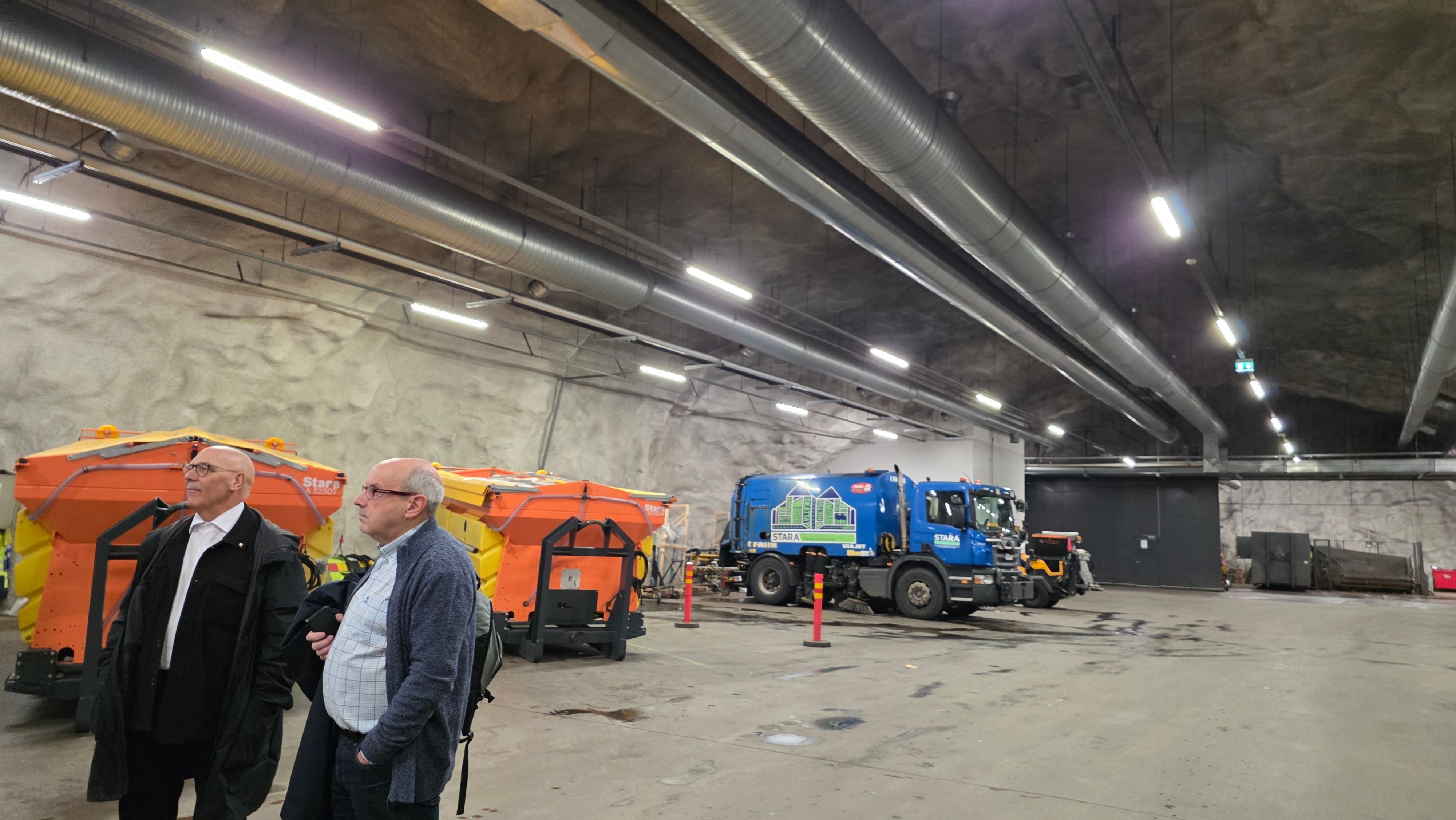 Fra underjordisk garasje i Helsinki