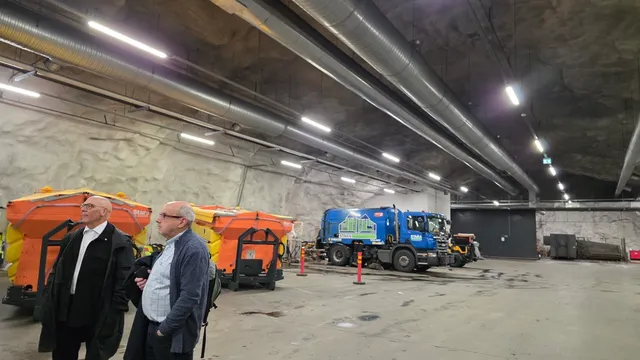 Fra underjordisk garasje i Helsinki