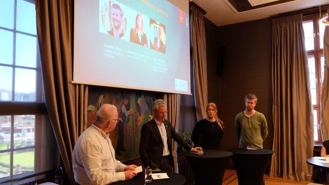 Bilde fra paneldebatten om arealnøytralitet