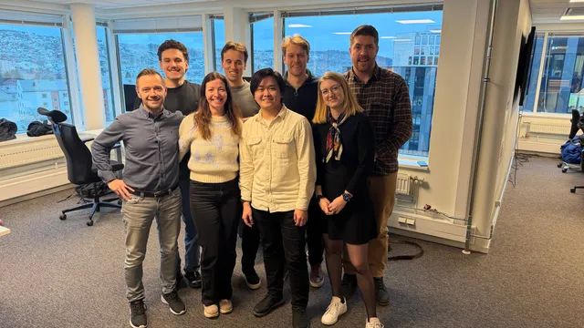 Kompetansesenteret for KI i Oslo består av åtte personer. Foto: Oslo kommune