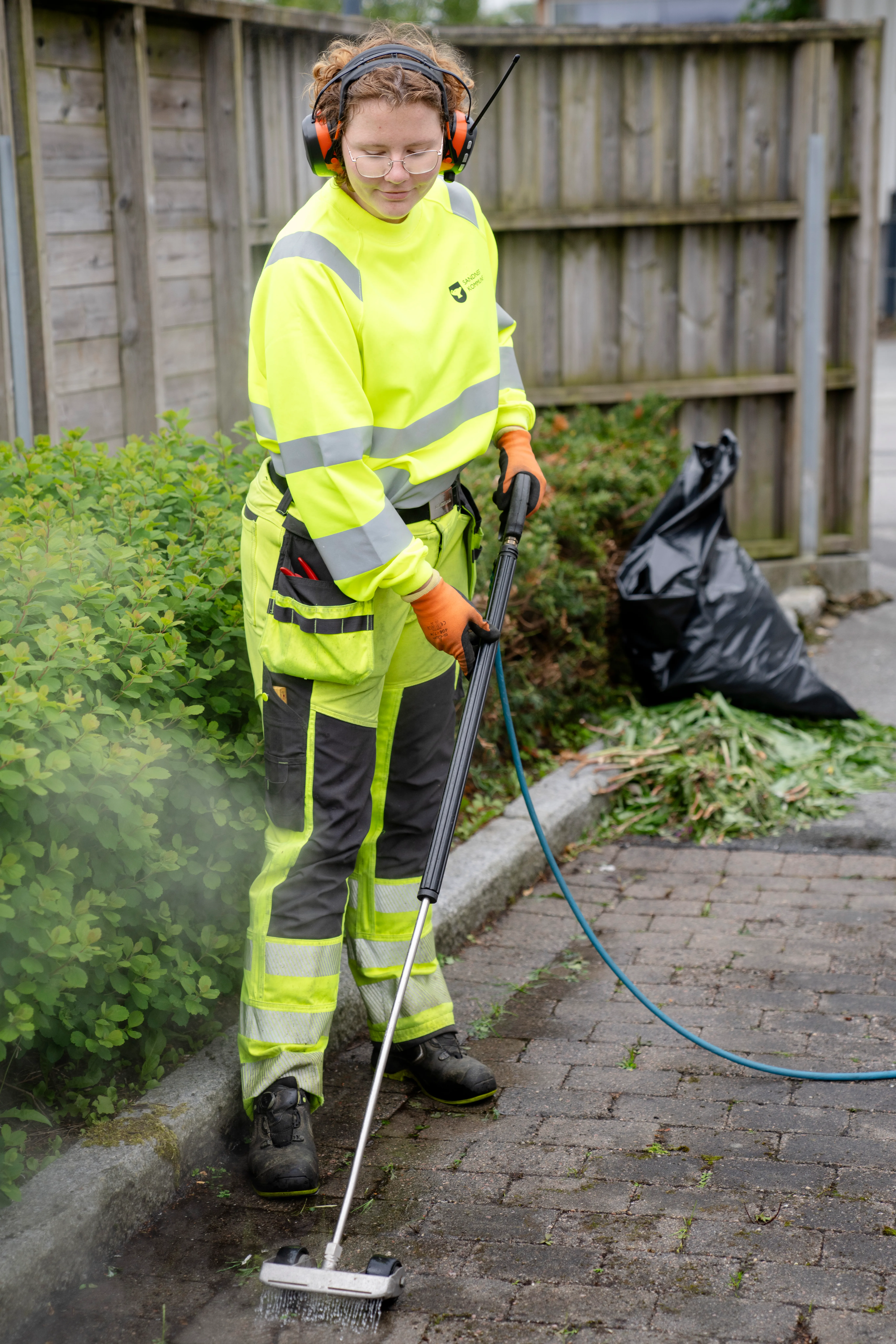 Uteområdene i Sandnes skal være klare til 17. mai. Foto: Sandnes kommune