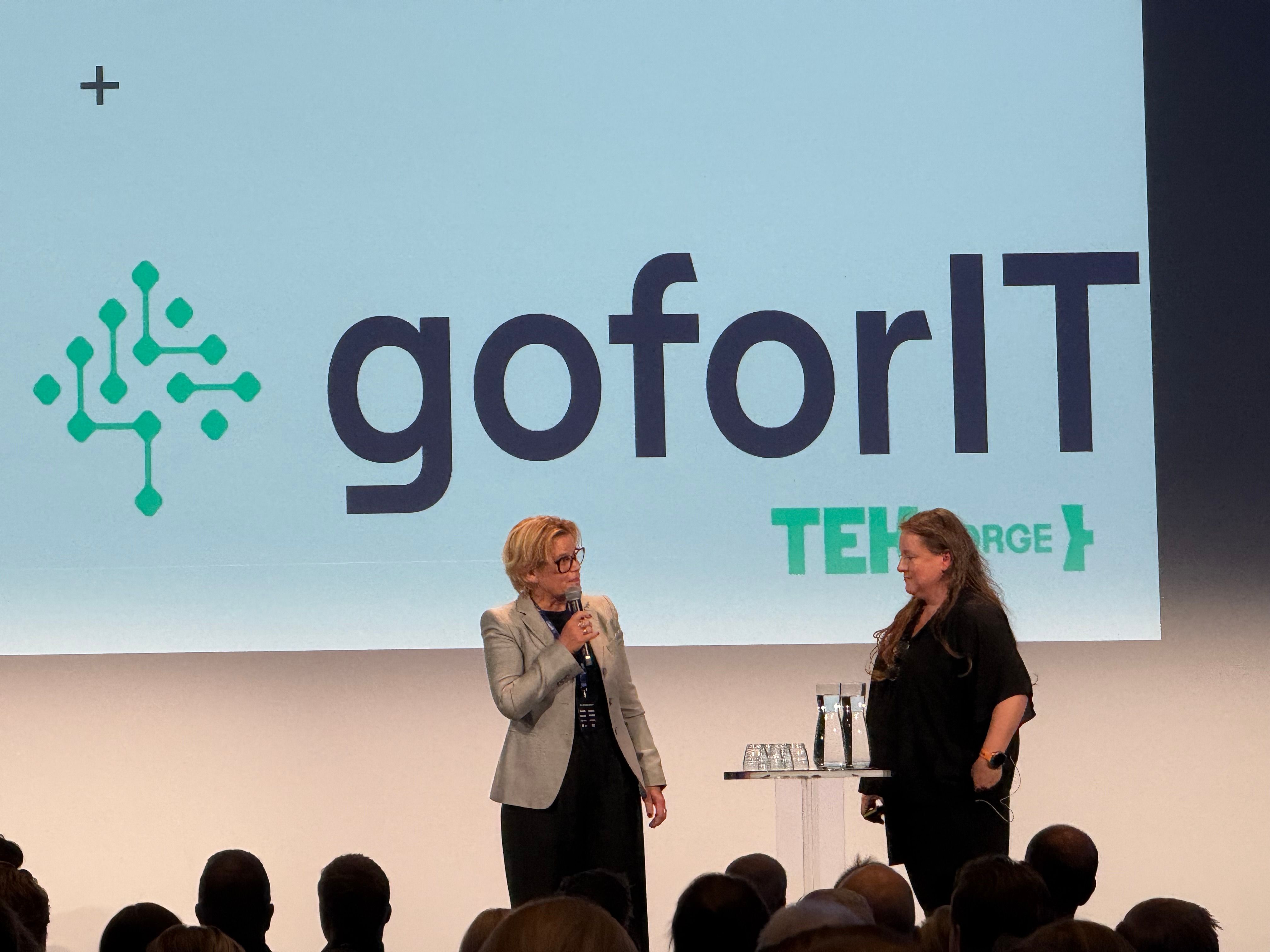 Kirsti og Mali under KI i offentlig sektor.