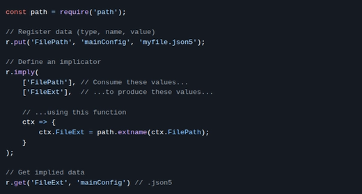 Sample code using SCHOR, AKA Schema Override Registry