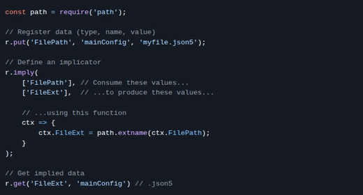 Sample code using SCHOR, AKA Schema Override Registry