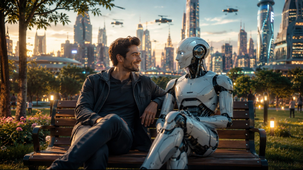 Humans + AI Robots as Friends: The Future of Human-Robot Relationships