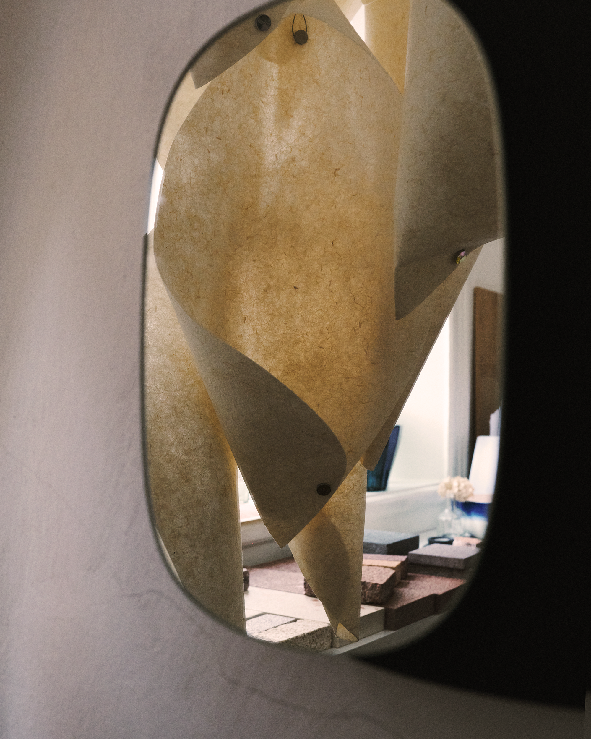 Kern is as much a sculpture as it is a table. Your eyes, as well as your hands, are drawn to it. It isn’t enough to look at Kern. You have to send your fingertips across its slightly uneven surface – brushed, rather than polished, to emphasise the material’s natural characteristics.