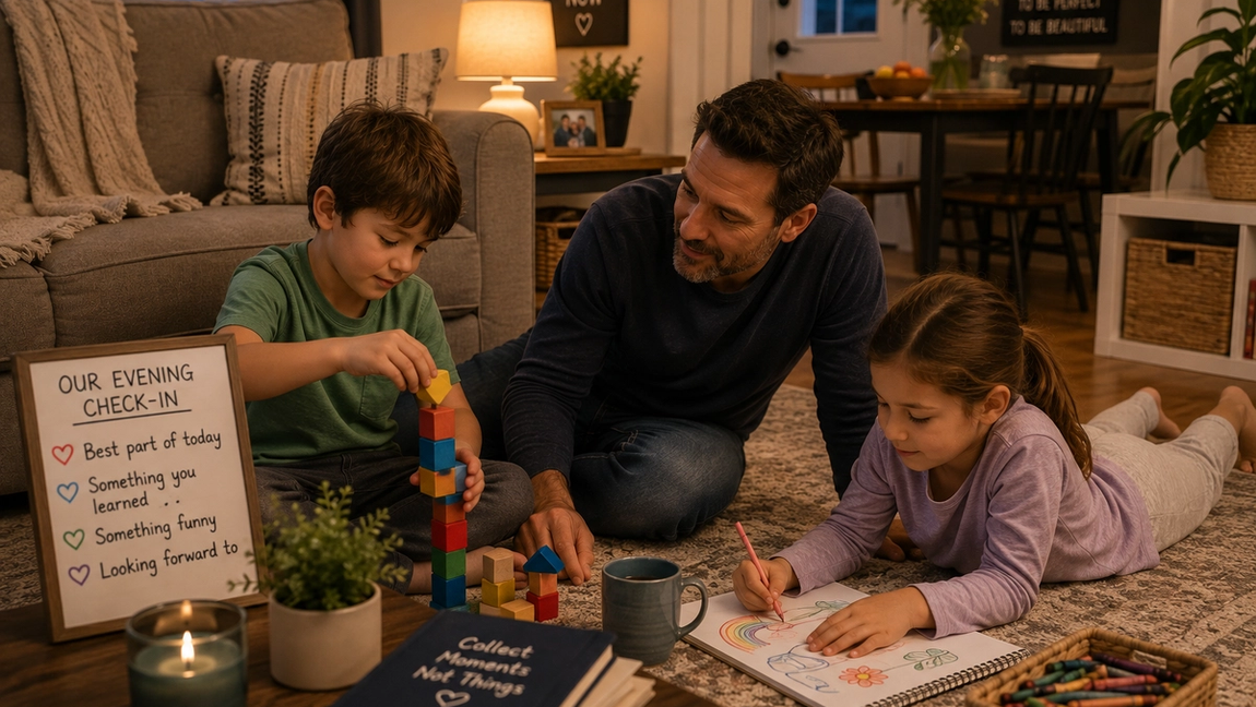 How to Actually Be Present with Your Kids After a Long Day