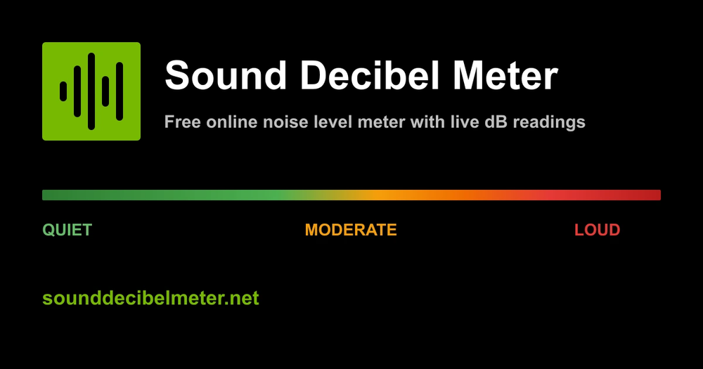 image of sound decibel meter