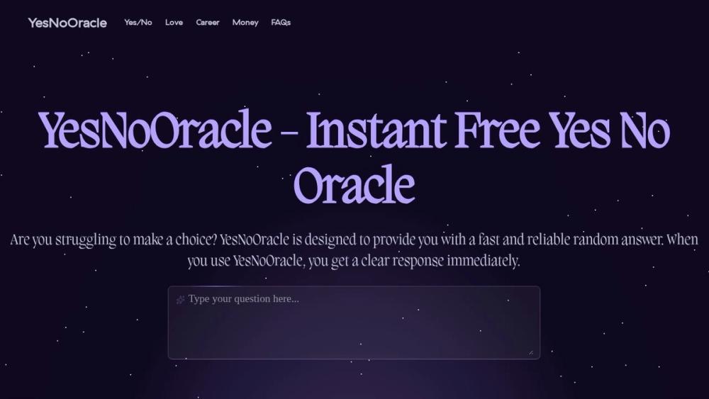 image of Yes No Oracle