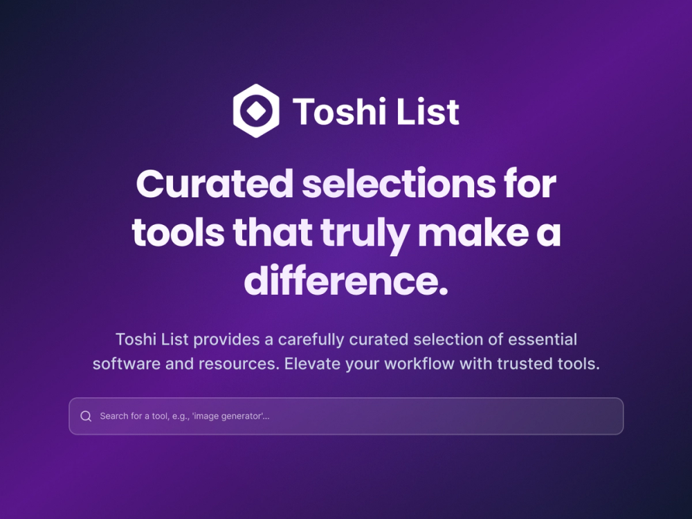 image of Toshi List