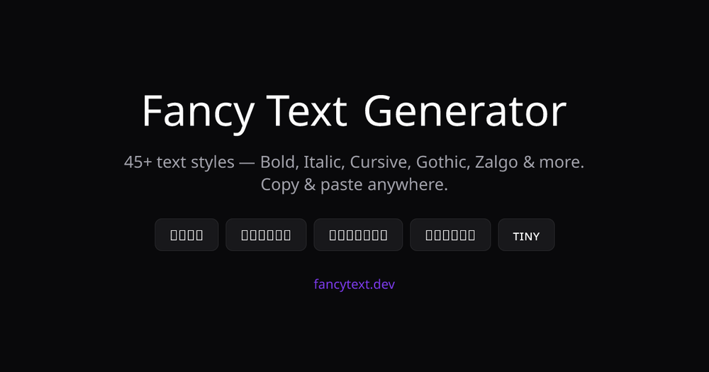 image of FancyText image of FancyText
