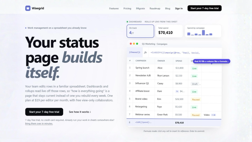 image of Wisegrid.co image of Wisegrid.co