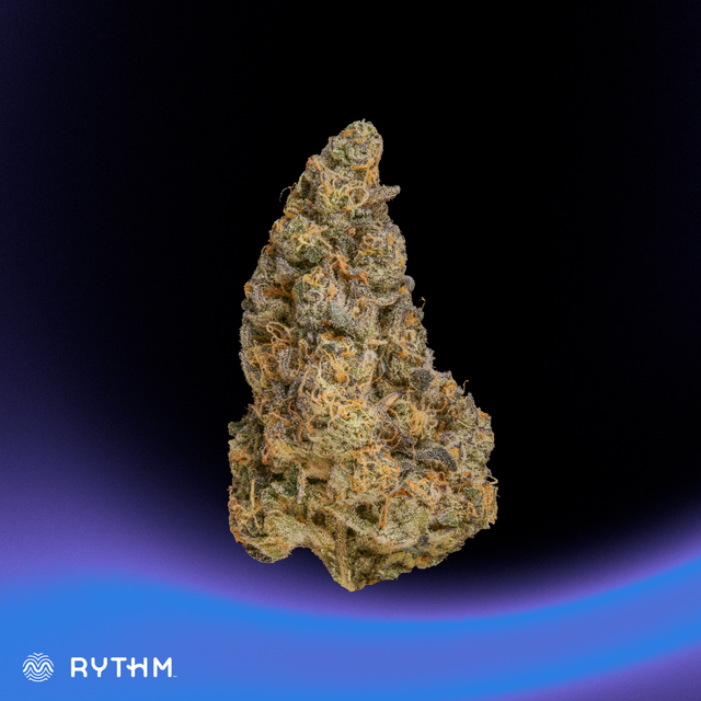 Mystic Mint harvested flower, as labeled by the cited photo source