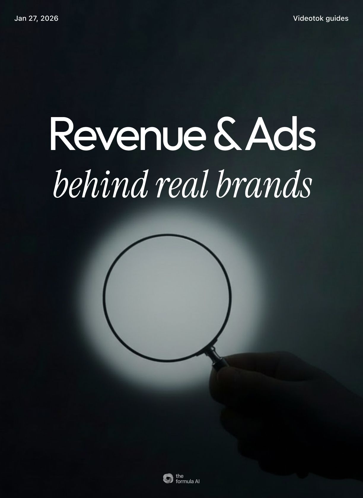 Discover how much revenue real brands are generating and their ads
