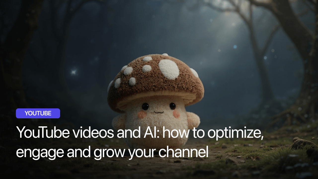 YouTube videos and AI: how to optimize, engage and grow your channel