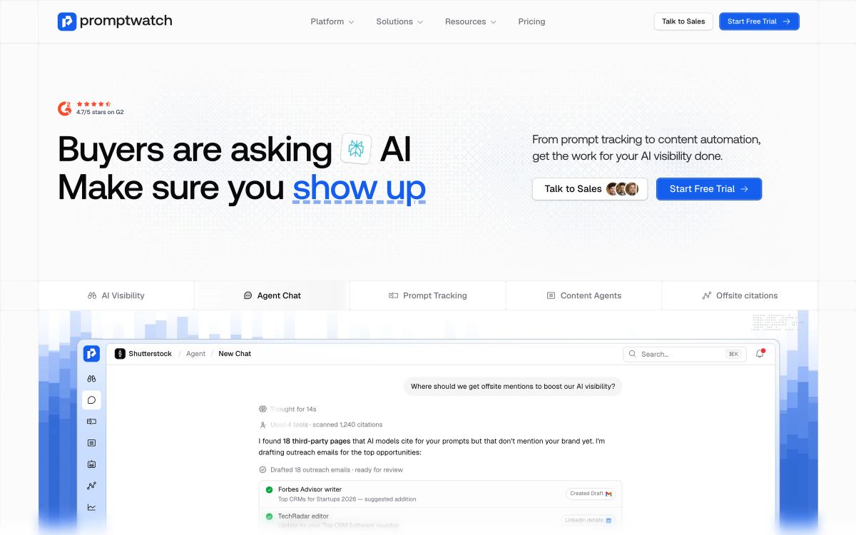 Promptwatch homepage