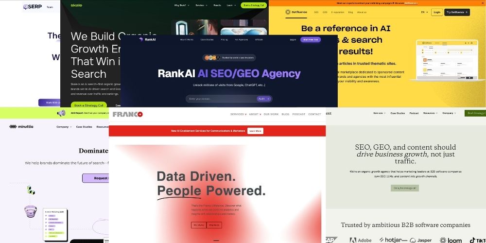 The 10 Best GEO (Generative Engine Optimization) Agencies in 2026