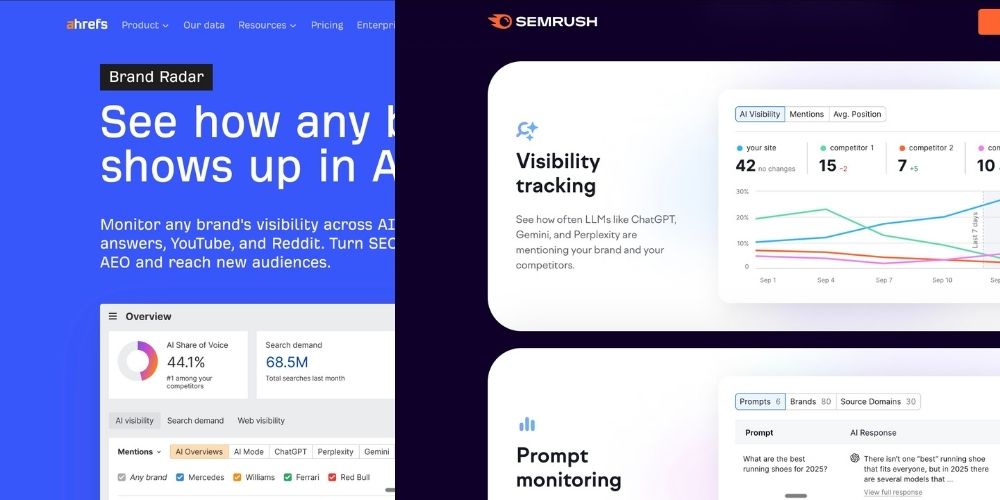 Ahrefs Brand Radar vs. Semrush AI Visibility Toolkit Review (2026)