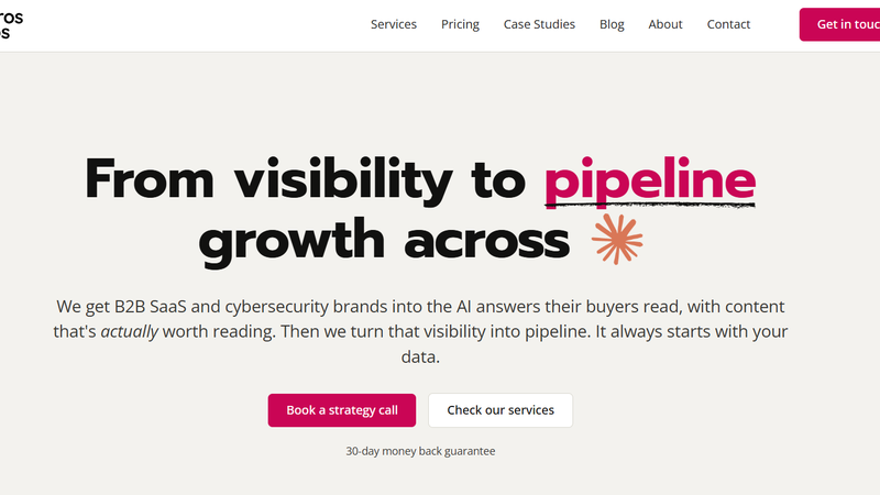Kairos Labs SEO agency for B2B SaaS pipeline growth