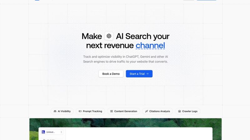 Promptwatch showing prompt-level AI visibility monitoring, citation insights, and actionable recommendations to improve performance in AI answers
