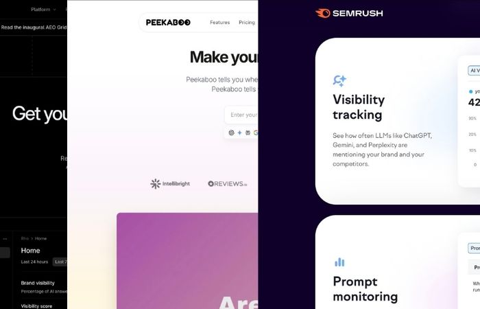 Profound vs Semrush vs AI Peekaboo Review (2026)