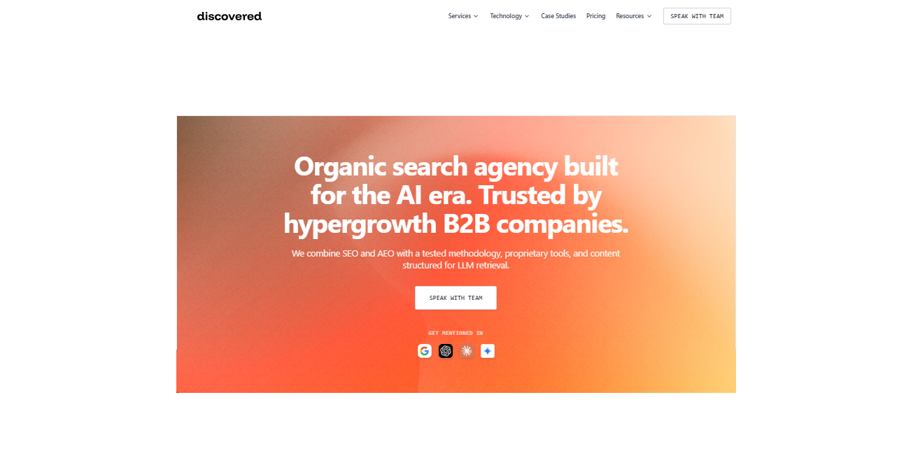discovered labs website