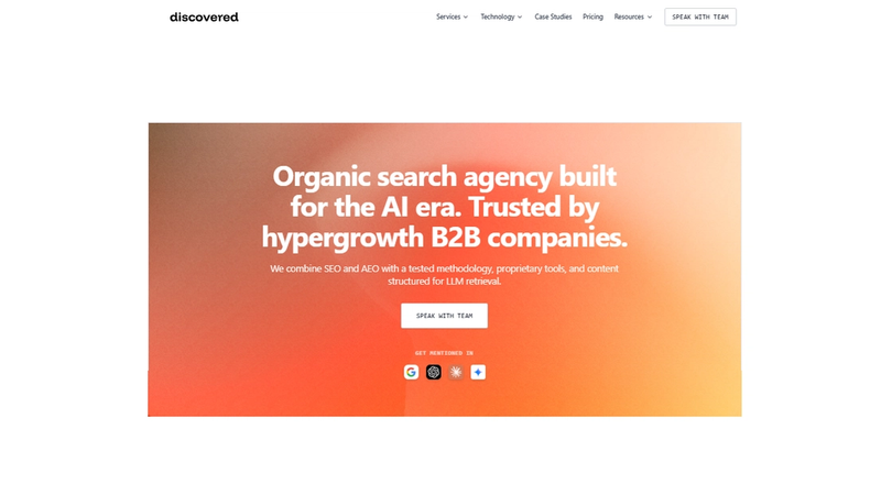 discovered labs website