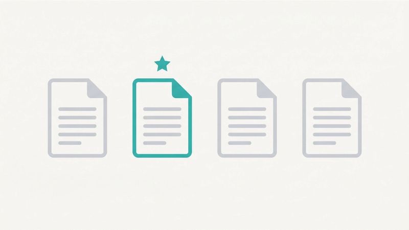 Real-world example visualization of keyword cannibalization impact showing two ProjectFlow blog posts alternating search positions daily, neither securing top 3 ranking due to split authority