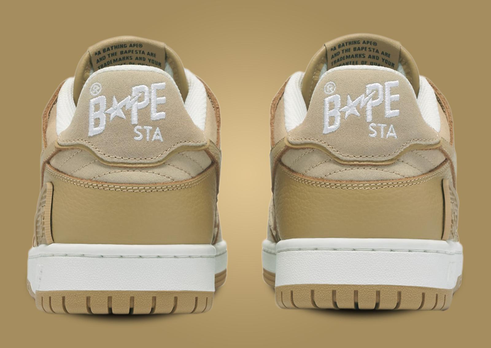 BAPE SK8 STA Gradient Beige Back