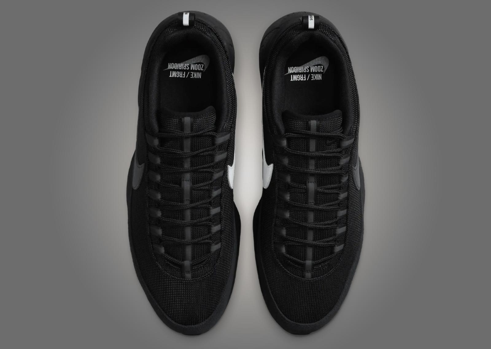 fragment design x Nike Air Zoom Spiridon SP Black Top