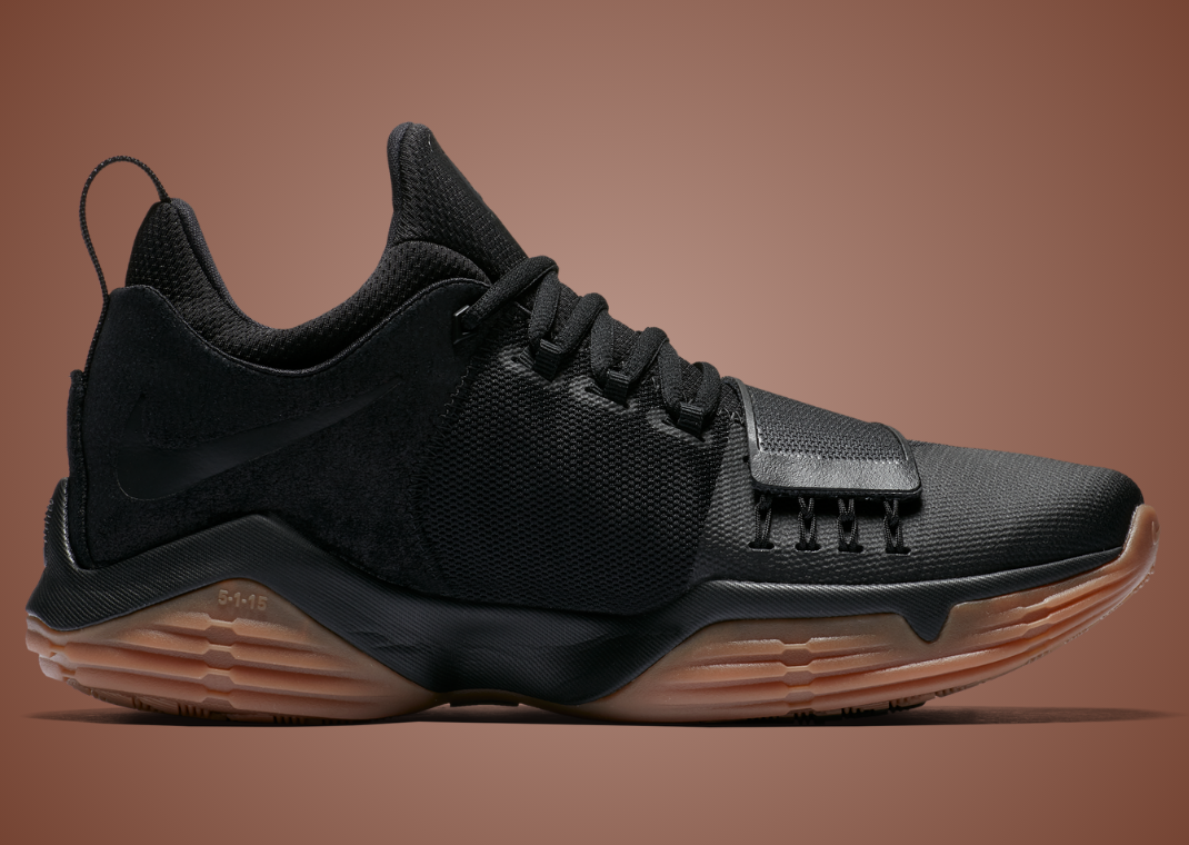 Nike PG 1 Black Gum Paul George Basketball Shoes 878627-004 Mens 15 Nike PG 1 Black Gum - 878627-004 for Sale | Authenticity  main image 2