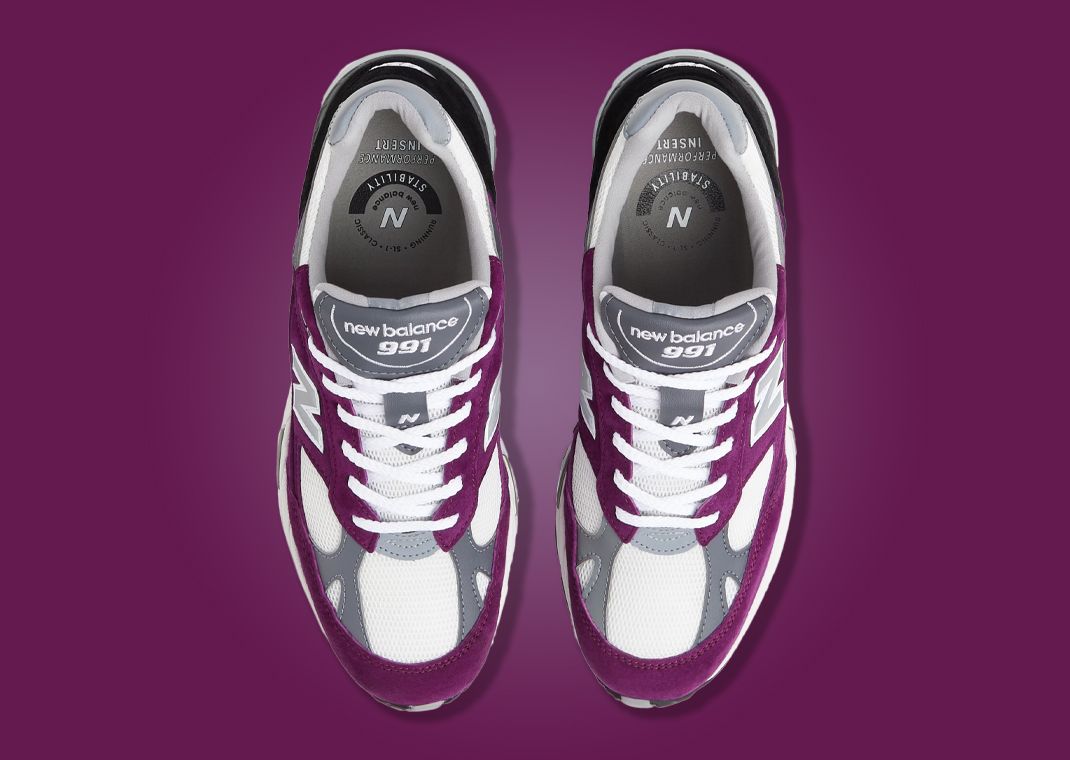 送料込み 新品 New Balance 991 MiUK Grape Juice The New Balance 991 Made in UK Grape Juice Releases July 20