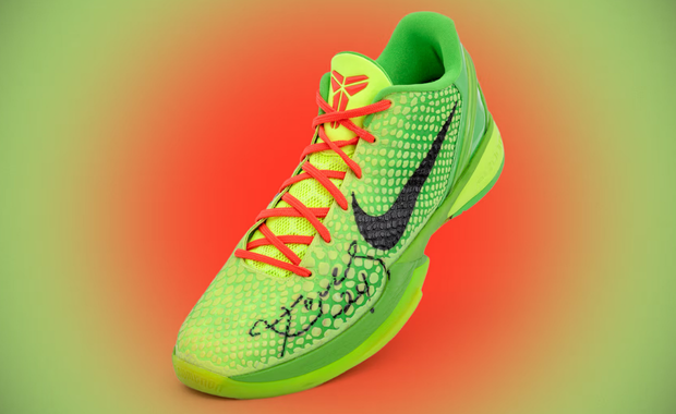 JOOPITER Auction for Game-Worn Nike Kobe 6 Grinch