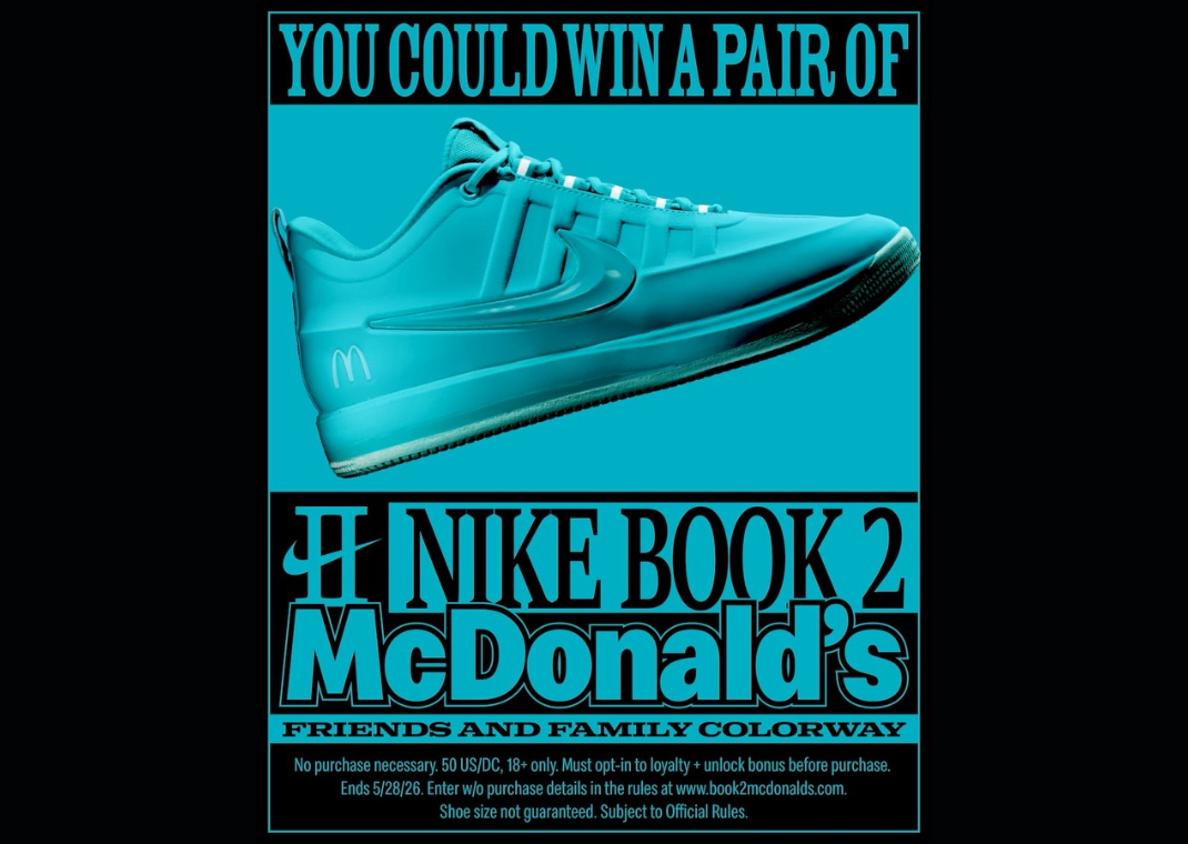 How to Win the Nike Book 2 McDonald's Friends and Family Giveaway