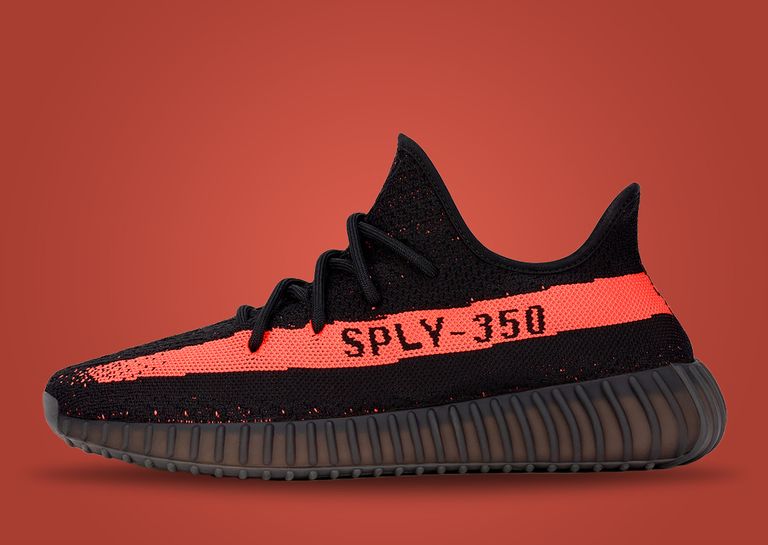 350 v2 black red