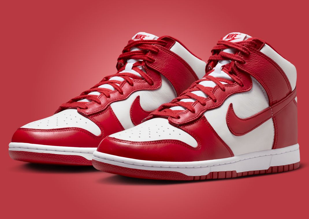 靴 Nike Dunk High Retro \"Be True St.John's\" Vintage Nike Dunk High 2003 St Johns Size 8 Mens Varsity Red