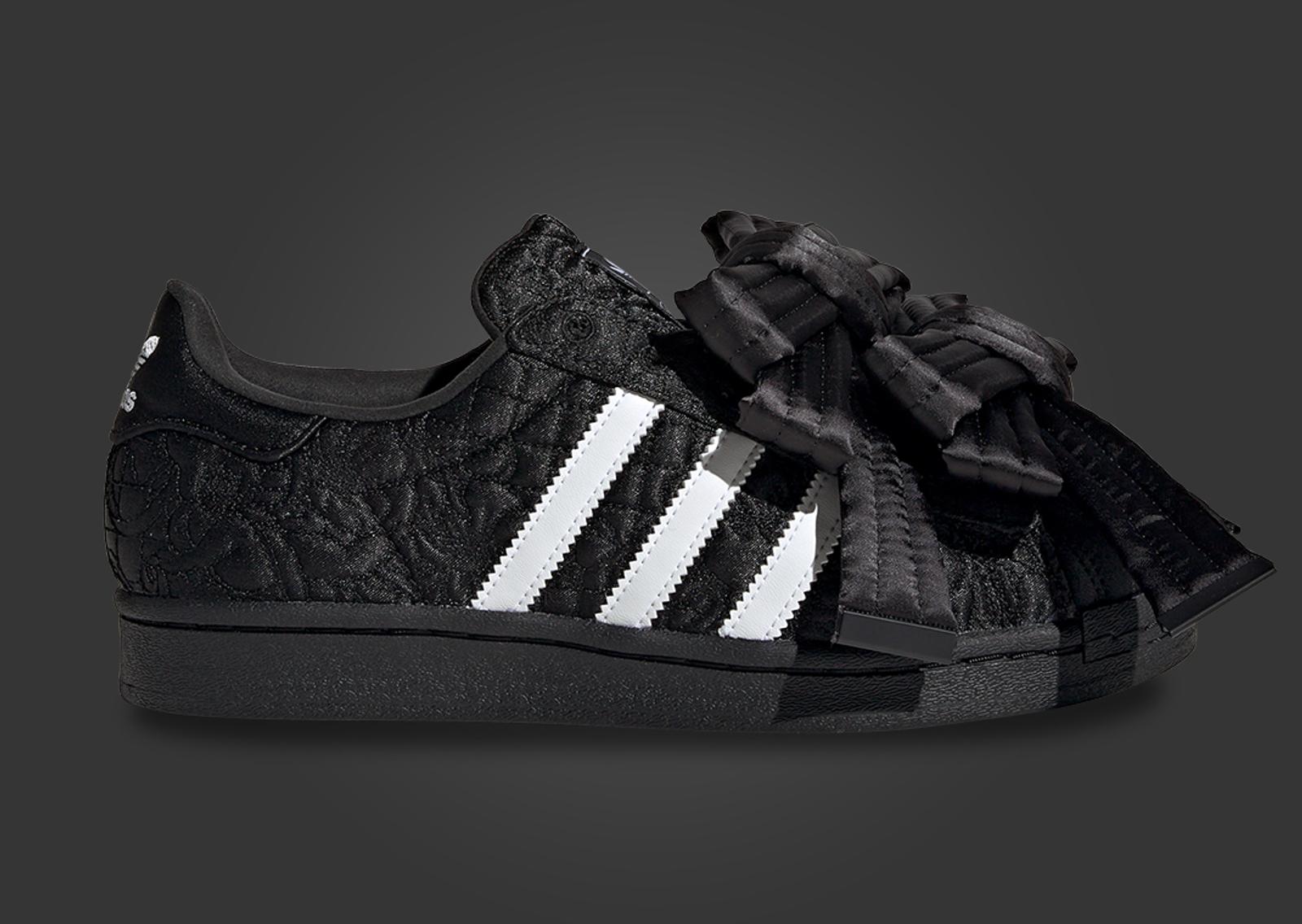 Caroline Hu x adidas Superstar Core Black Cloud White (W) Lateral