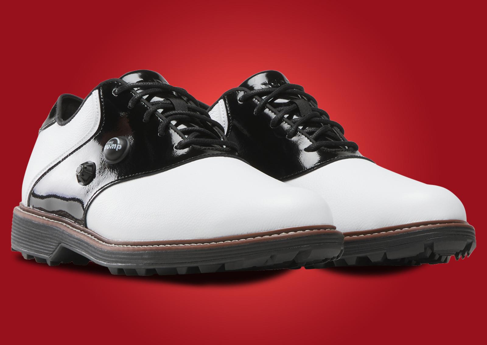 Reebok OG Pump Golf White Black Angle