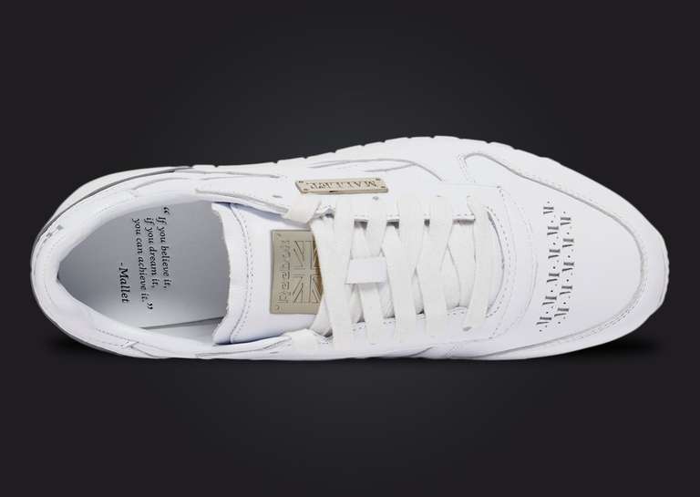 Mallet London x Reebok Classic Leather White Top