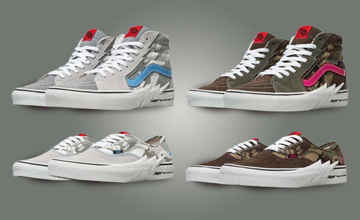 The AAPE x Vans Bolt Pack Releases Holiday 2023