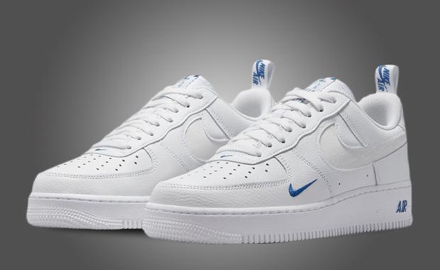 Dark Marina Blue Accents Hit The Nike Air Force 1 LV8