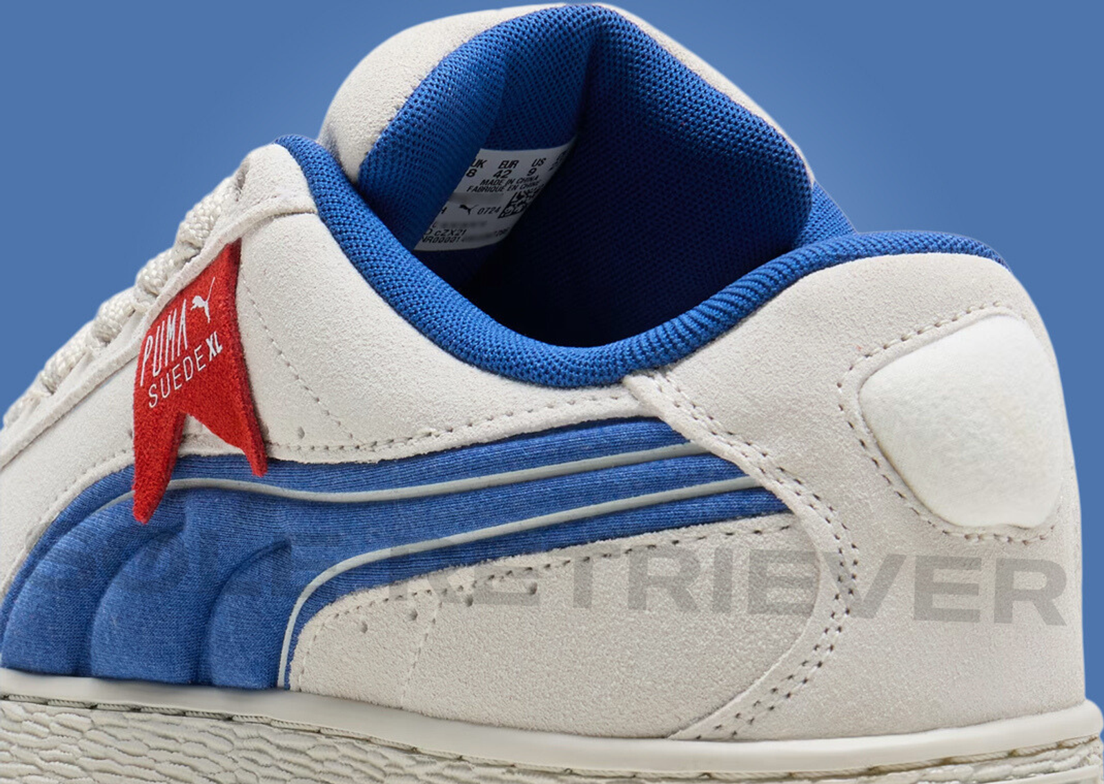 Ghostbusters x Puma Suede XL Stay Puft Detail