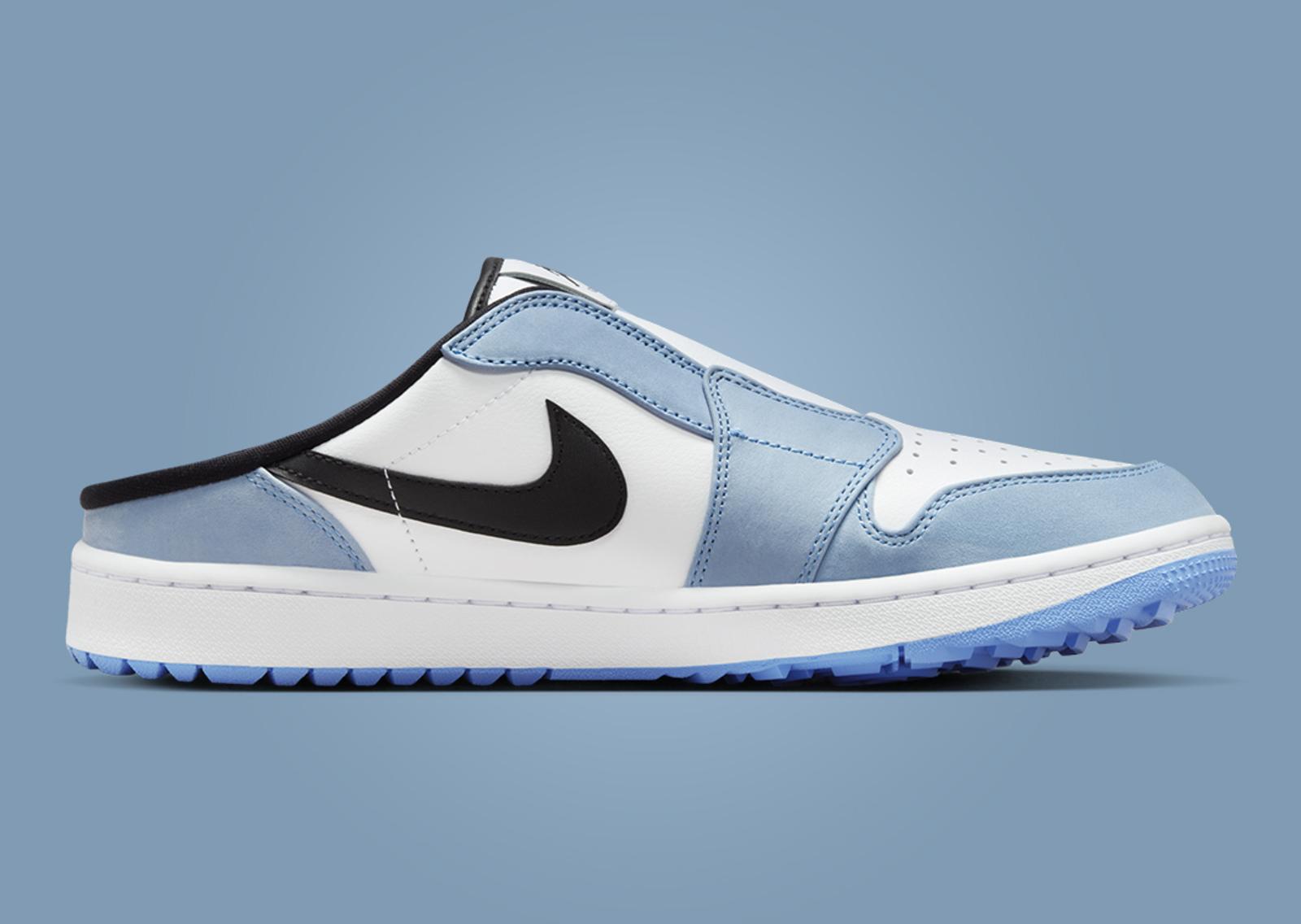 Air Jordan 1 Golf Mule UNC Medial