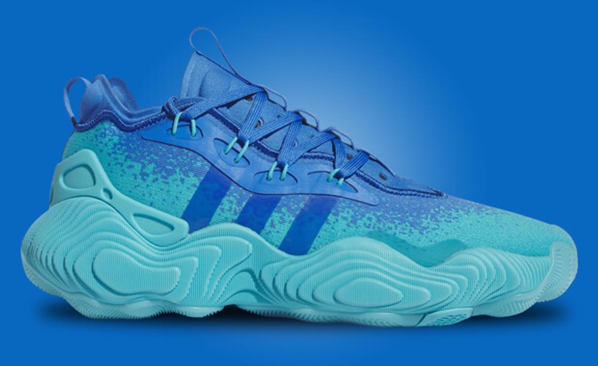 The adidas Trae Young 3 Lucid Cyan Releases November 2023