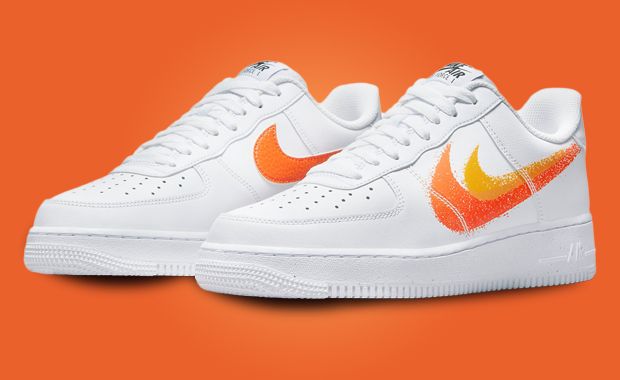 Nike air force 1 with orange tick Clearance
