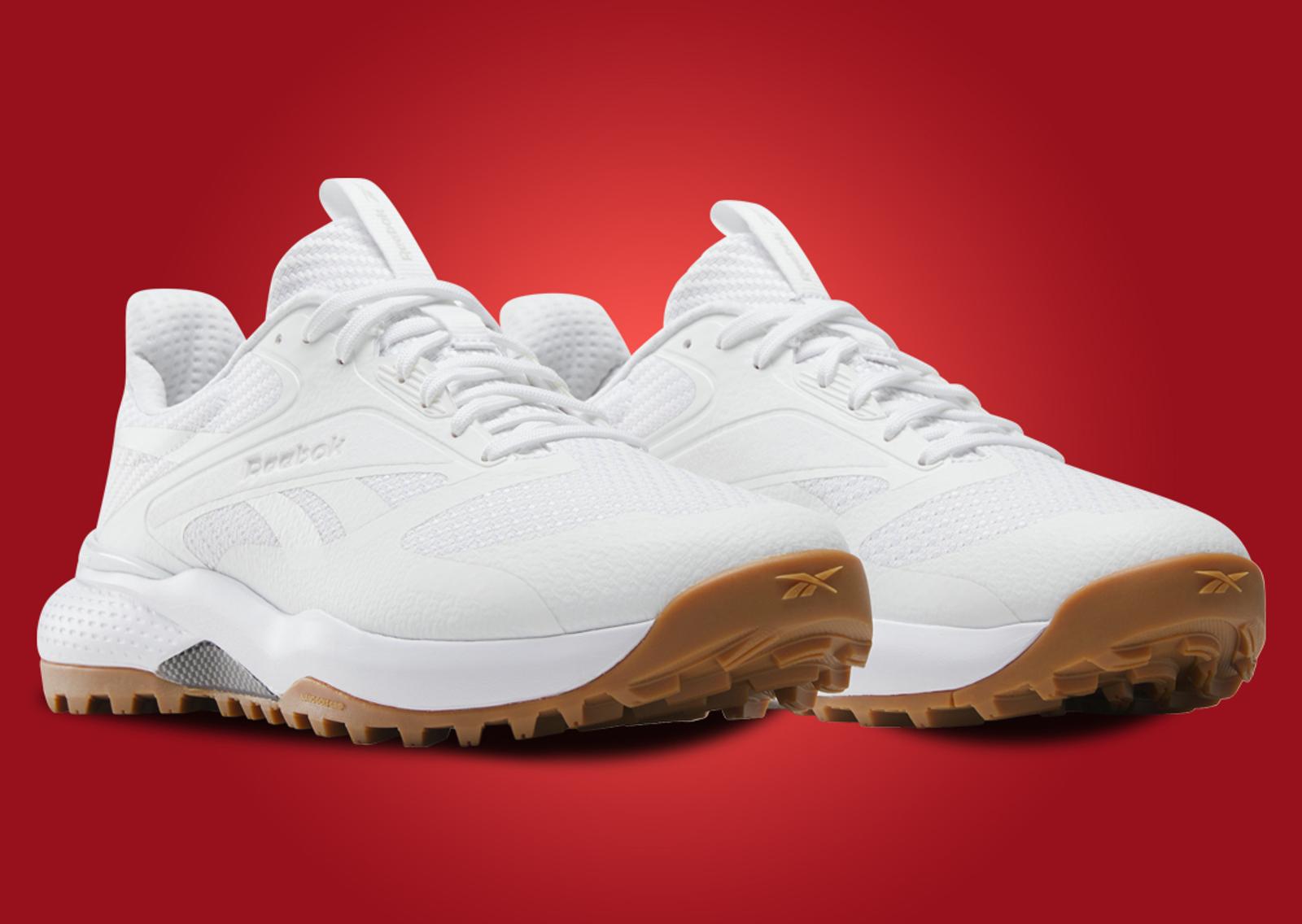 Reebok Nano Golf White Gum Angle